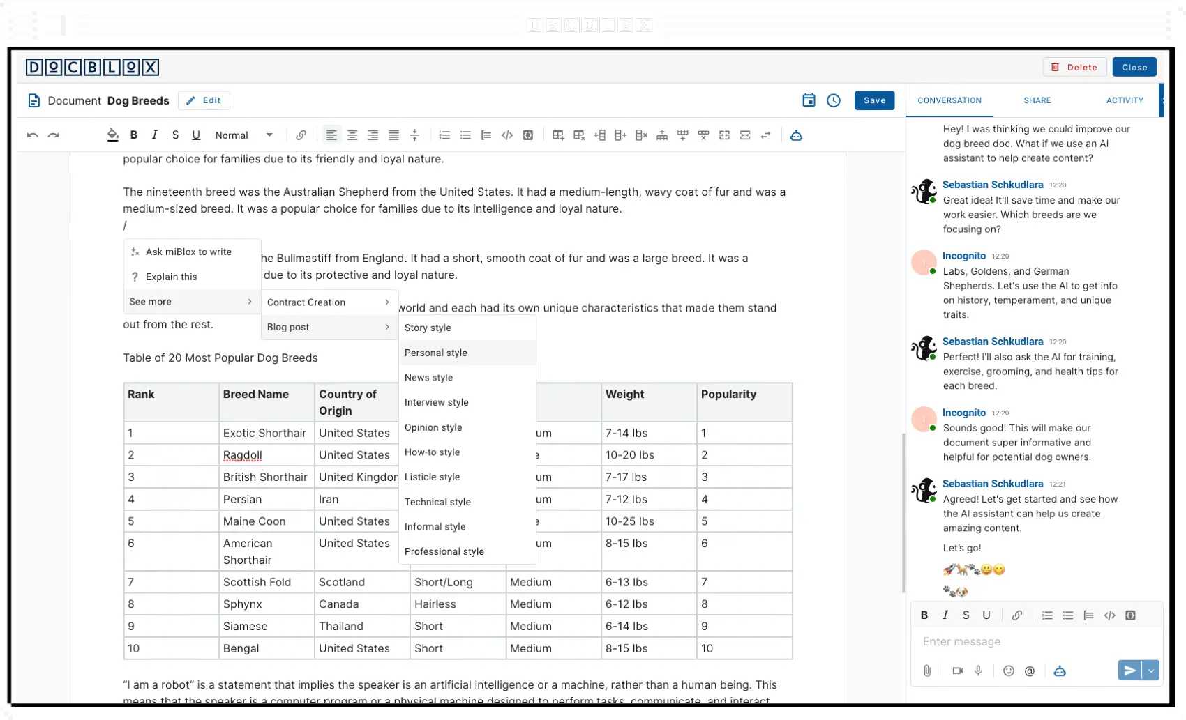 Document Validation